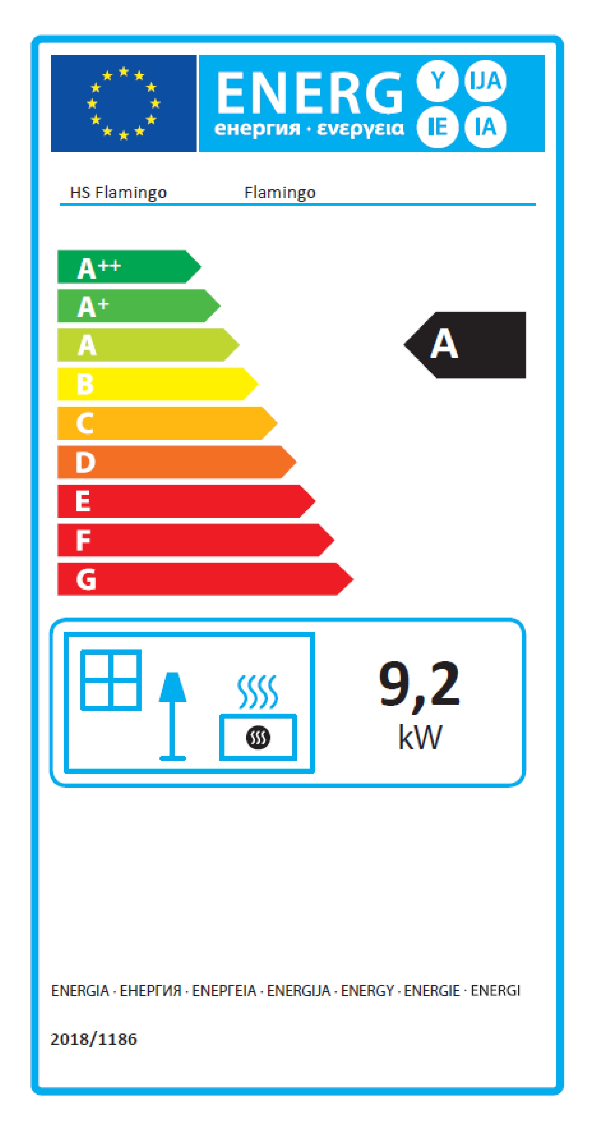 HS Flamingo EVENES Krémová HSF02-043 - energetický štítek