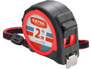 Metr svinovací, 2m, šířka pásku 16mm EXTOL PREMIUM 3152