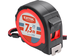 Metr svinovací, 7,5m, šířka pásku 25mm EXTOL PREMIUM 3157