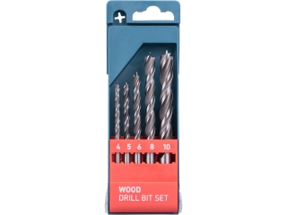 Vrtáky do dřeva, sada 5ks, O 4-10mm, CrV EXTOL PREMIUM 8801220