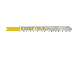 Plátky do přímočaré pily 5ks 75x2,5mm HCS EXTOL PREMIUM 8805501