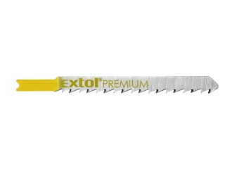 Plátky do přímočaré pily 5ks 75x4,0mm HCS EXTOL PREMIUM 8805507