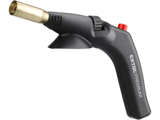 Hořák s piezo zapalováním na kartuše s EU závitem 7/16" EXTOL PREMIUM 8848100