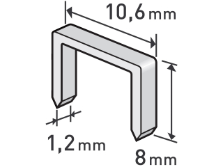 Spona 8mm 1000ks EXTOL PREMIUM 8852202