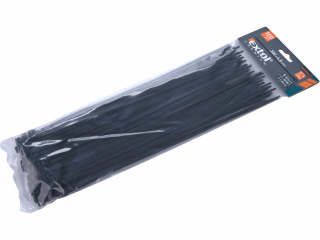 Pásek stahovací na kabely černé, 300x4,8mm, 100ks, nylon PA66 EXTOL PREMIUM 8856162