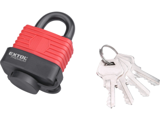Zámek 40mm 4klíče voděodolný visací EXTOL PREMIUM 8857540