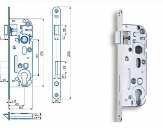 Zámek VL 90/60 P-L Hobes 02-04 040029