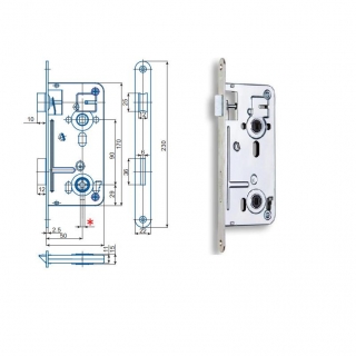 Zámek WC 90/80 P-L Hobes 540 040165