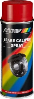 Sprej na brzdy červený 400ml Motip