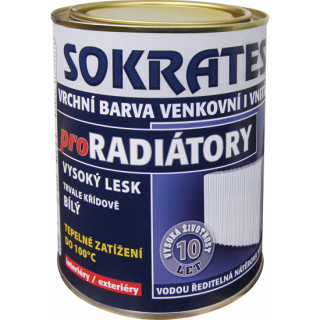 Sokrates Radiátor 0.7kg bílý lesk