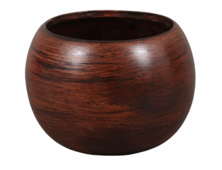 Obal na květník MANES WOOD keramický matný d11x10cm
