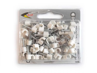Příchytka kabel.4mm kul.50ks