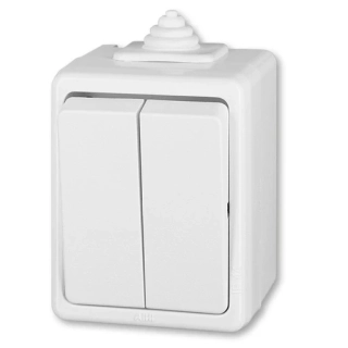 Vypínač PRAKTIK č.5 3553-05929 B IP44 bílý ABB 3553-05929 B