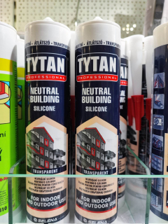 Silikon neutrální 280ml transparentní TYTAN 10043970