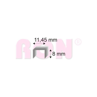 Spona 530/8 5000ks Zn
