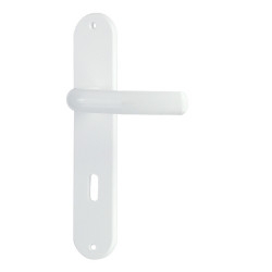 Klika dveřní HOLAR KLASIK K 01 FAB 90 mm bílá
