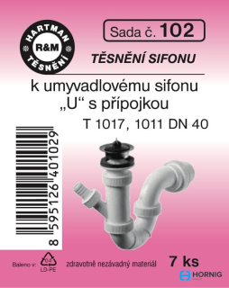 Těsnění č.102 umyv.sifony