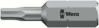 Bit 3,0 x 25 mm / 1/4" 840/1 Imbus Wera 05056315001