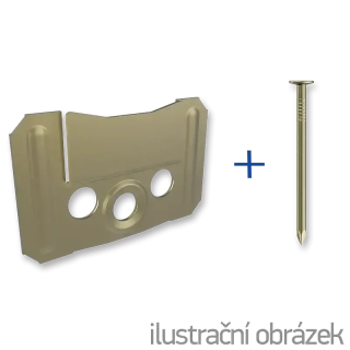 Příchytka palubek 5mm/80ks