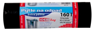 Pytle na odpad 160l 15ks 50my MK104