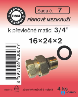 Těsnění č.7 fíbr.těs.matky 3/4"