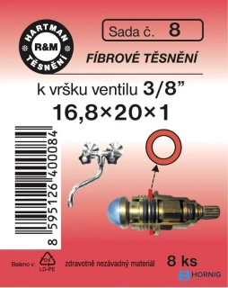 Těsnění č.8 fíbr.těs.matky 3/4"