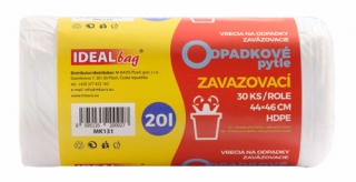 Pytle na odpad 20l 30ks zavazovací