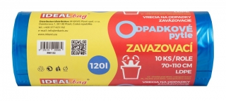 Pytle na odpad 120l 10ks zatahovací