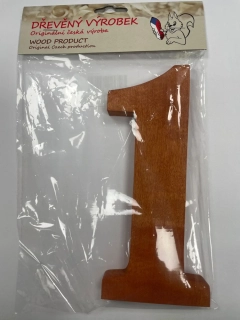 Číslo 1 velké rezaté – výška 180 mm