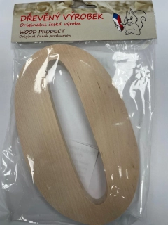 Číslo 0 velké přírodní – výška 180 mm