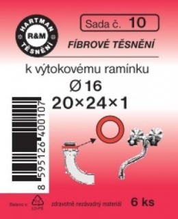 Těsnění 10-fibr.na ram.baterie