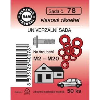 HARTMAN Těsnění fíbrové univerzální č. 78