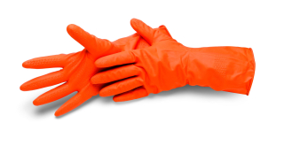 Rukavice CLEANSTAR ORANGE Latex M Schuller 42601