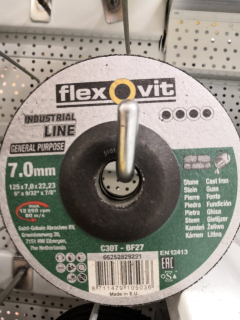 Flex 125x7 kámen Flexovit 1ks