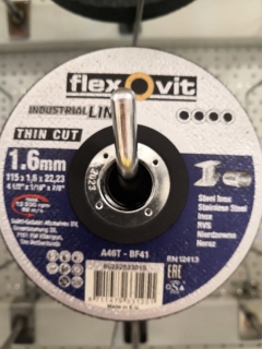 Flex 115x1.6 ocel Flexovit 1ks