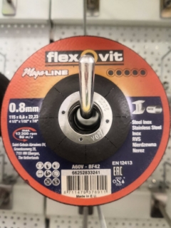 Flex 115x0.8 ocel Flexovit 1ks