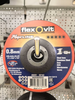 Flex 125x0.8 ocel Flexovit 1ks