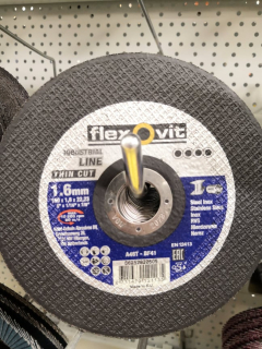 Flex 150x1.6 ocel Flexovit 1ks