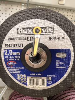 Flex 150x2 ocel Flexovit 1ks