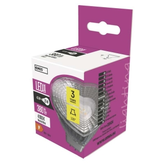 Žárovka LED GU5.3 MR16 4.5W neutrální bílá 4000K ZQ8434 focus
