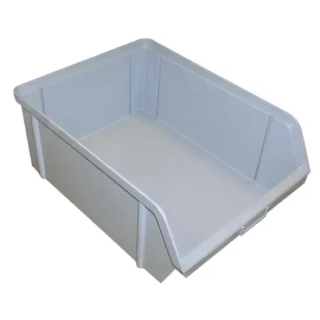 Bedna ukládací zkosená 40 kg šedá 400x300x162mm