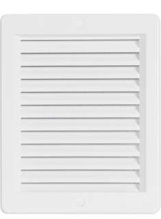 HACO Mřížka 150x200mm větrací s rámečkem a síťovinou bílá 0207