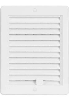 HACO Mřížka 150x200mm větrací s rámečkem uzavíratelná bílá 0209