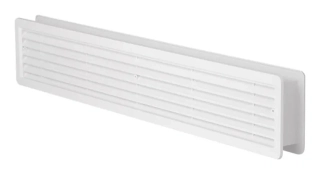 HACO Mřížka 500x90mm větrací dveřní 2ks bílá 0201