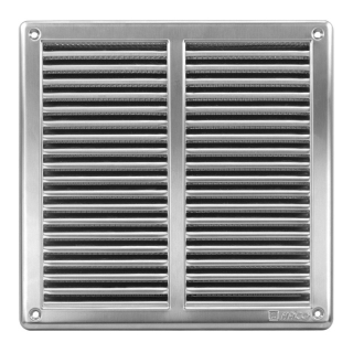 HACO Mřížka 250x250 větrací se síťovinou nerez 0708