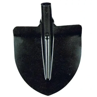 Lopata srdcovka bez násady – černá