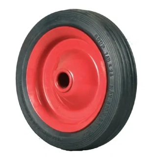 Kolo k rudlíku 140/15 mm plné, kovový disk, kluzný náboj