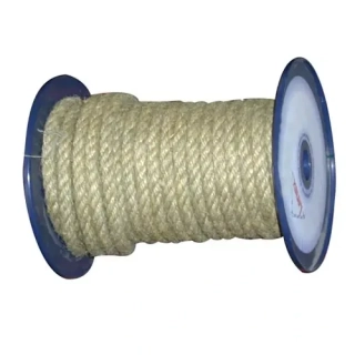 Lano 12mm přírodní stáčené s PP 1 m (100 m) metráž