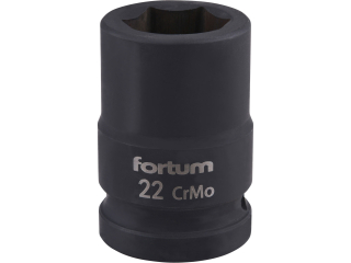 Hlavice nástrčná rázová 3/4", 22mm, L 52mm FORTUM 4703022