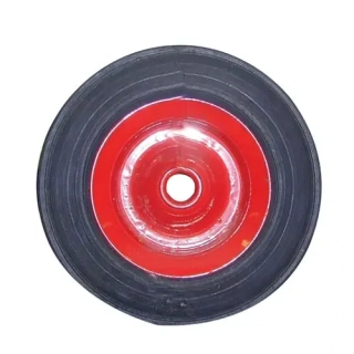 Kolo k rudlíku 160/15 mm plné, kovový disk, kluzný náboj